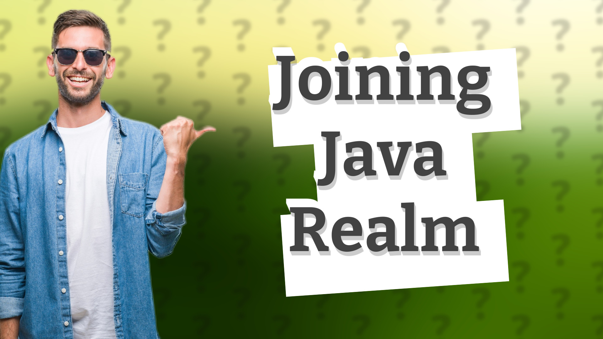 Joining Java Realm
