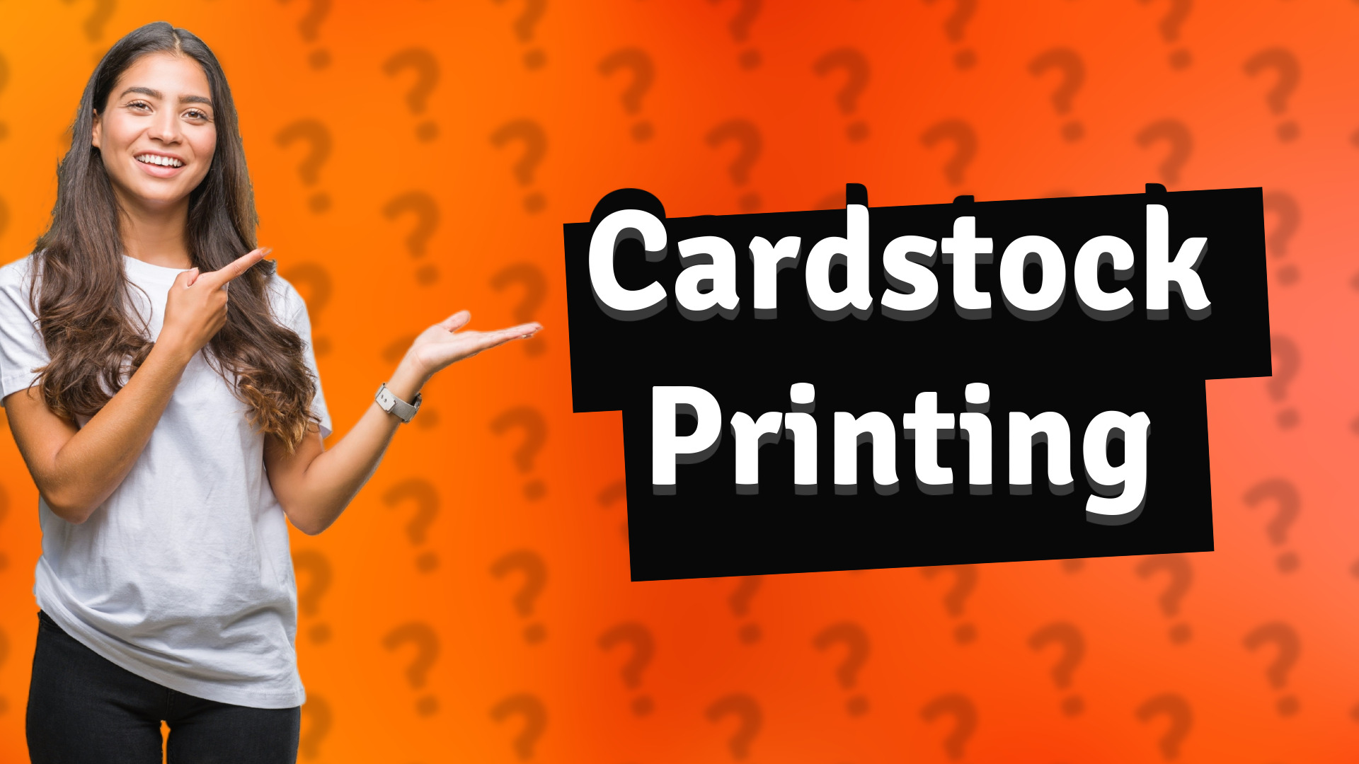 Cardstock Printing