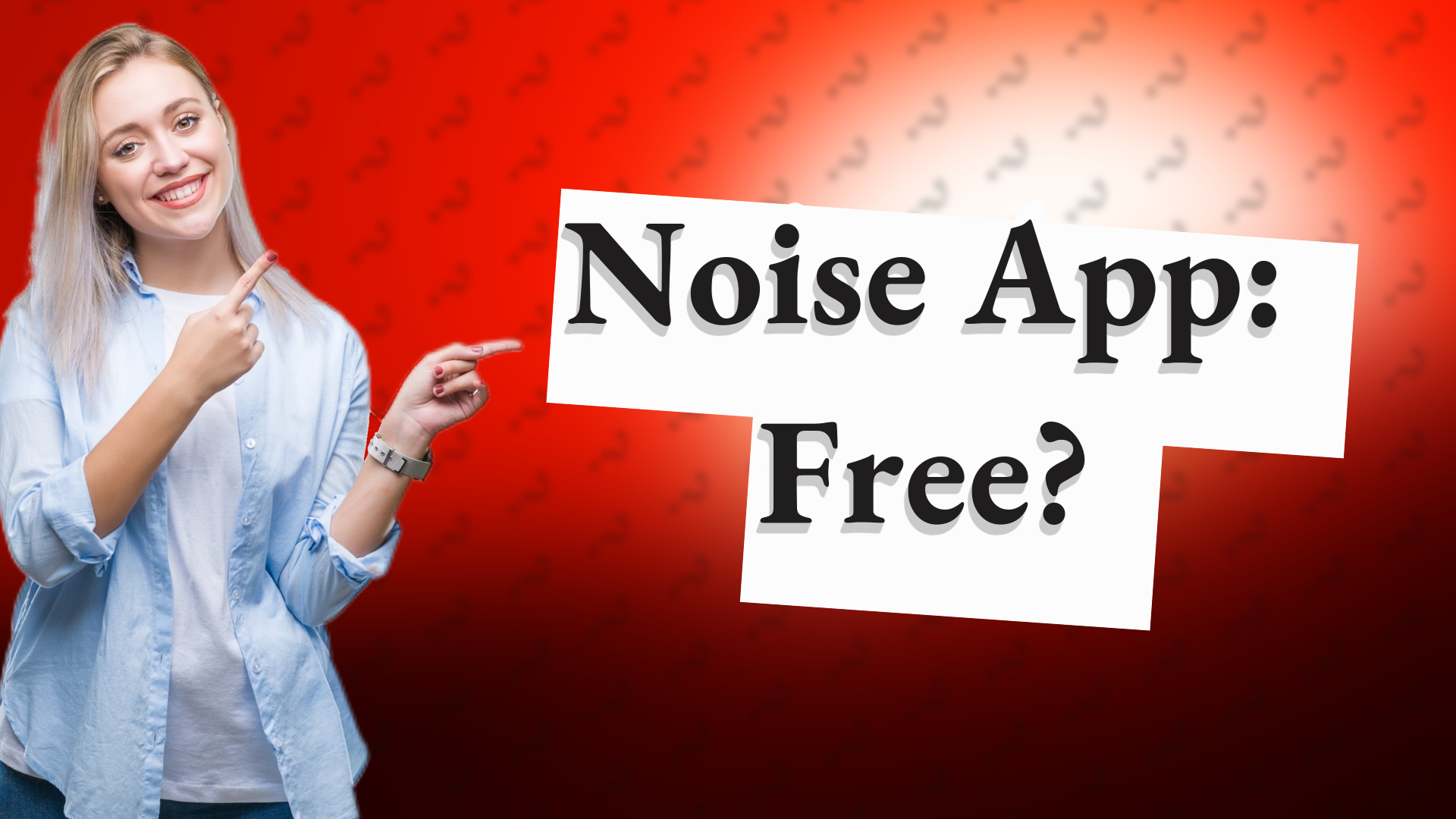 Noise App: Free?