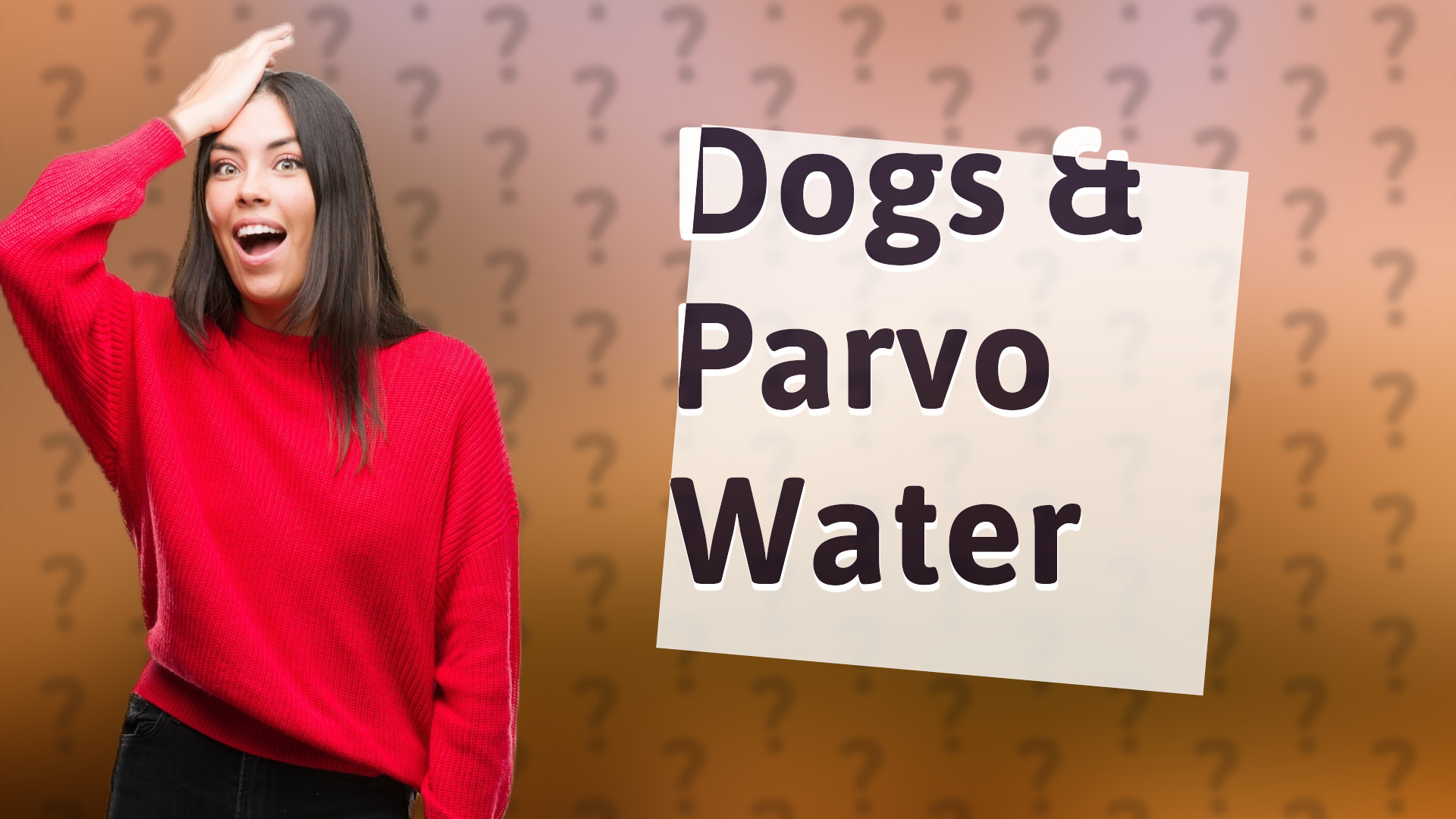 Dogs & Parvo Water