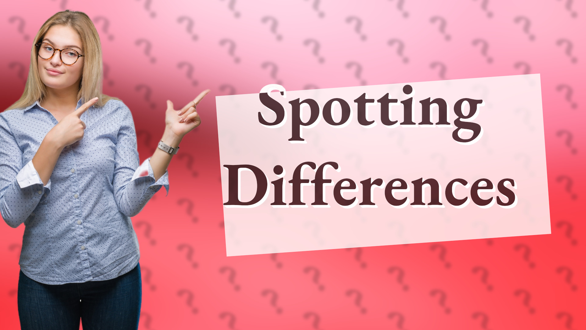 Spotting Differences