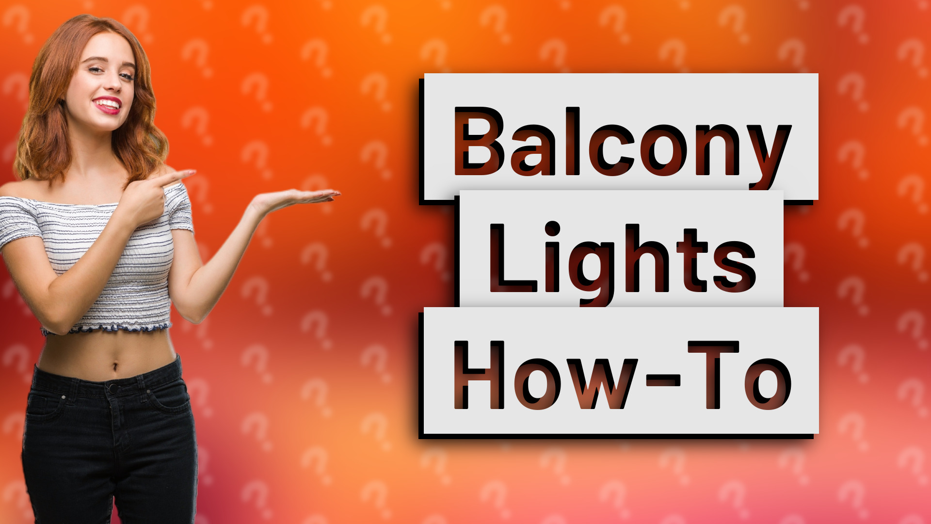 Balcony Lights How-To