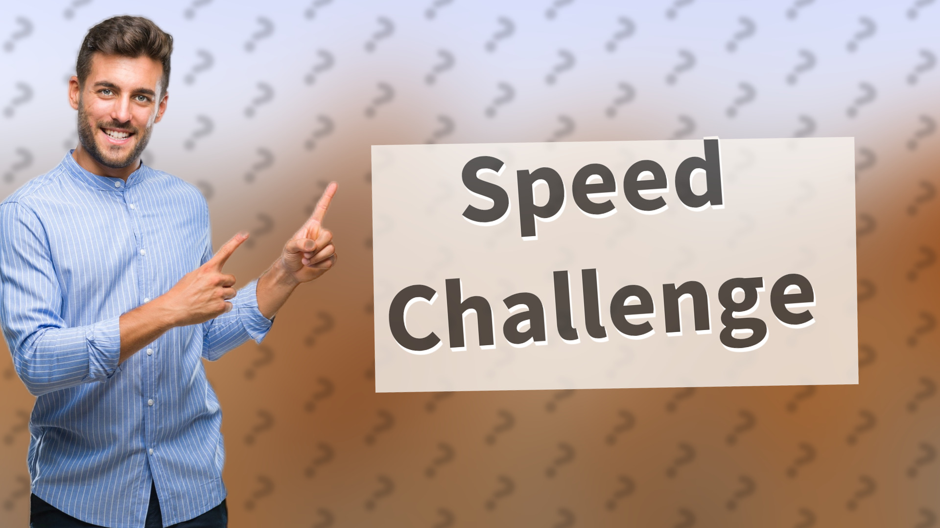 Speed Challenge
