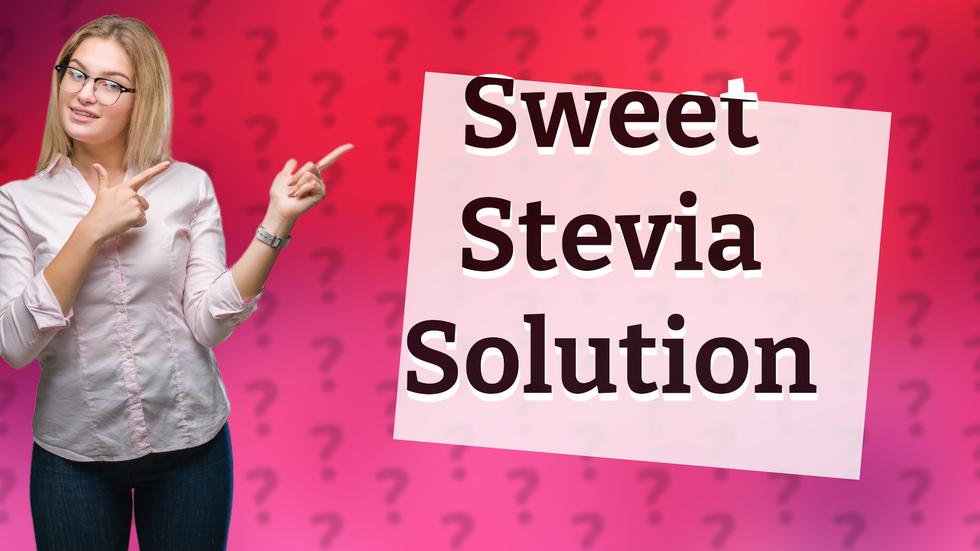 Sweet Stevia Solution