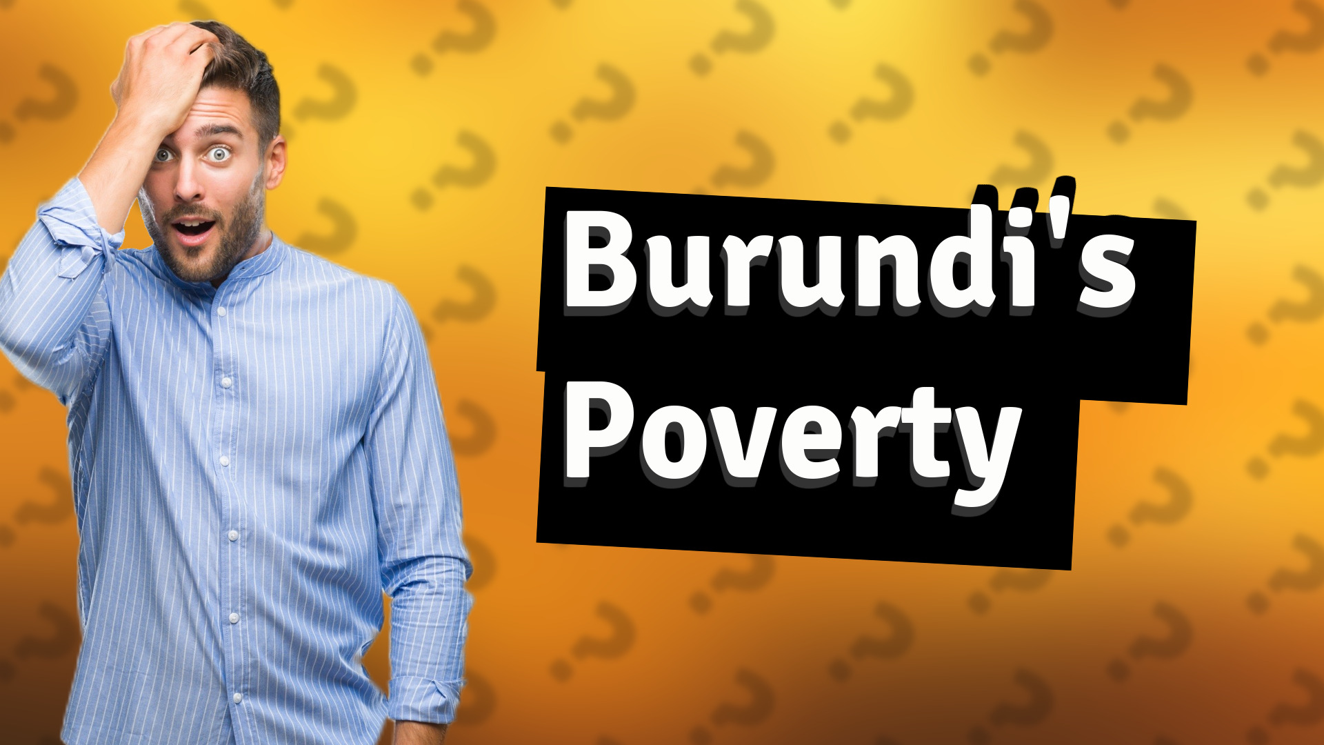 Burundi's Poverty