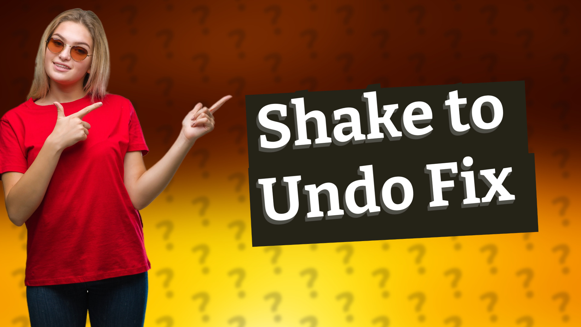 Shake to Undo Fix