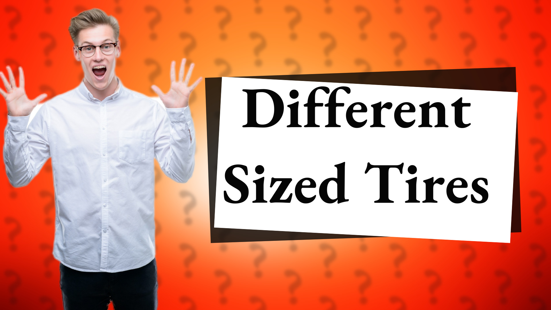 Different Sized Tires