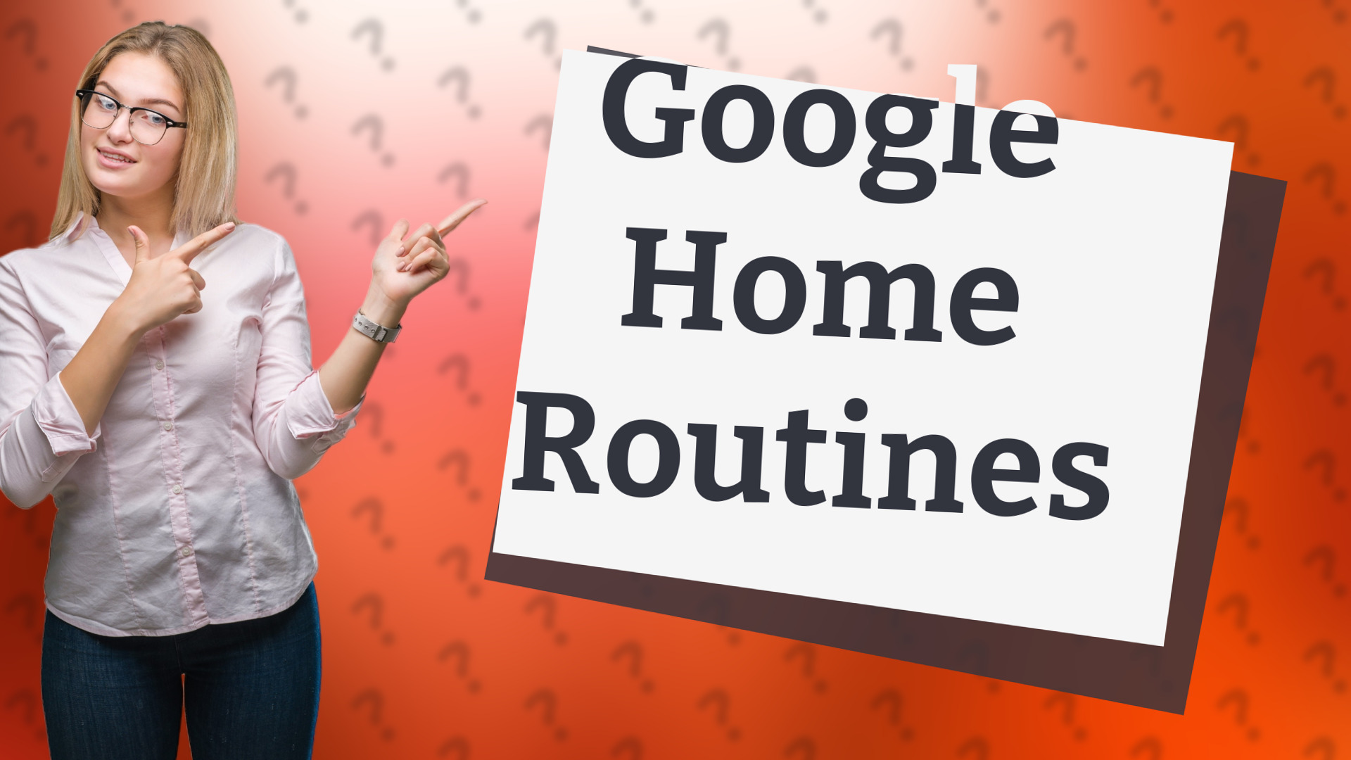 Google Home Routines
