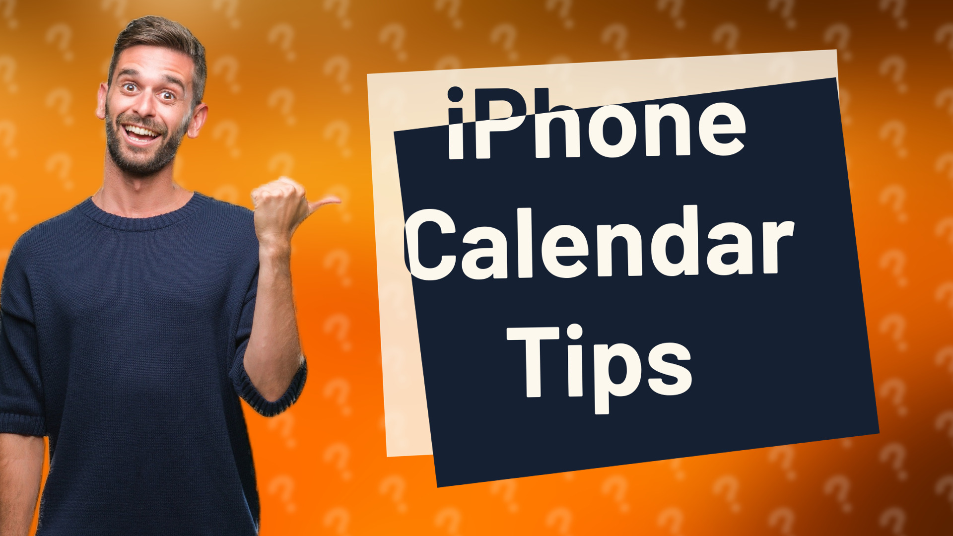 iPhone Calendar Tips