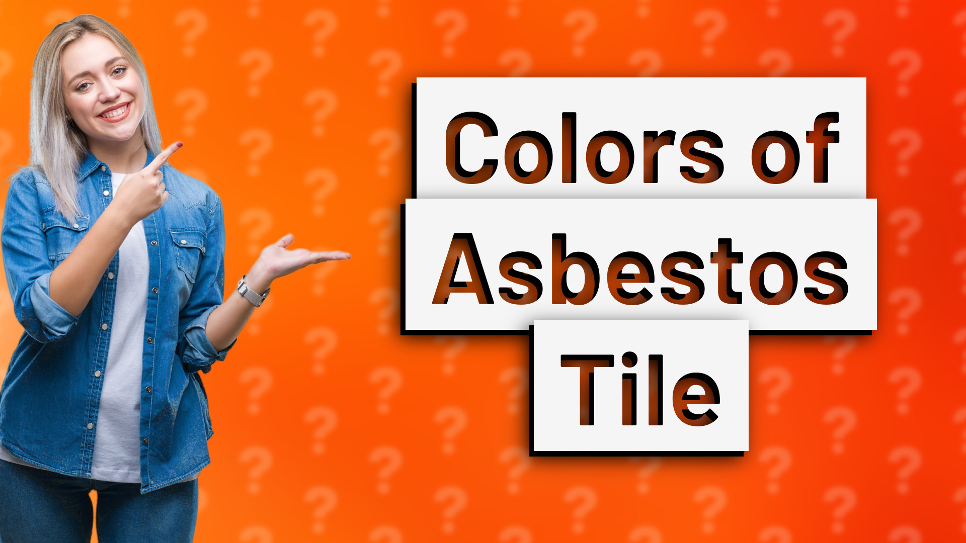 Colors of Asbestos Tile