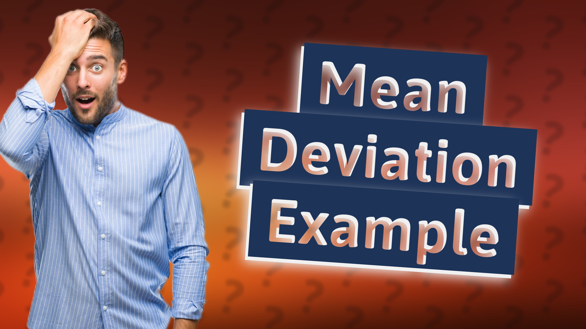 Mean Deviation Example