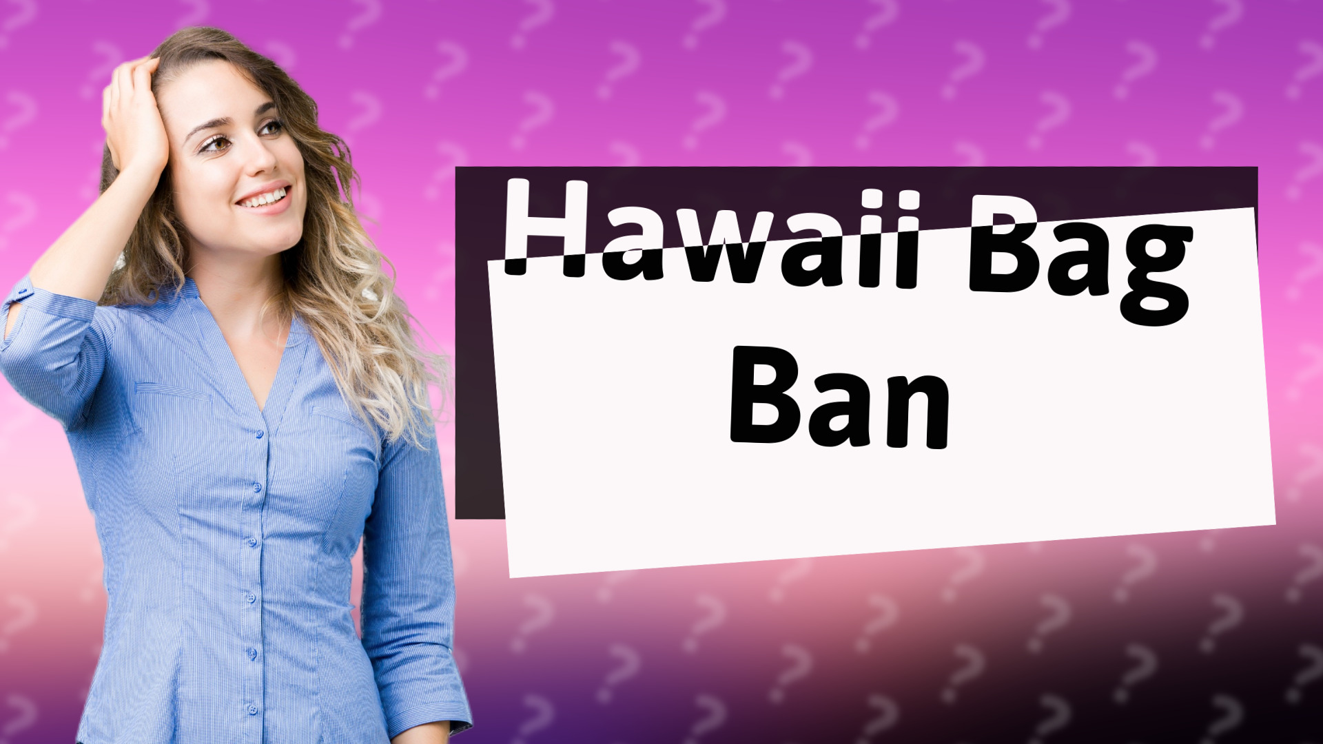 Hawaii Bag Ban