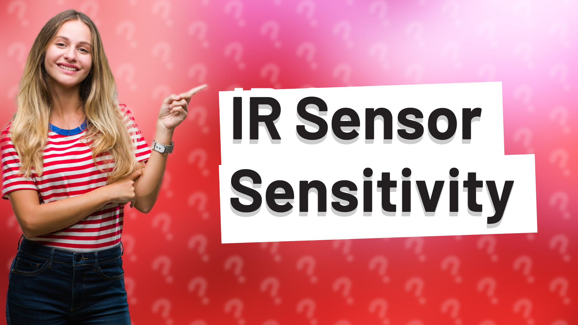 IR Sensor Sensitivity