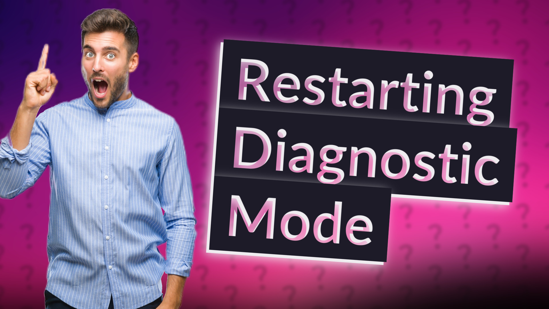 Restarting Diagnostic Mode