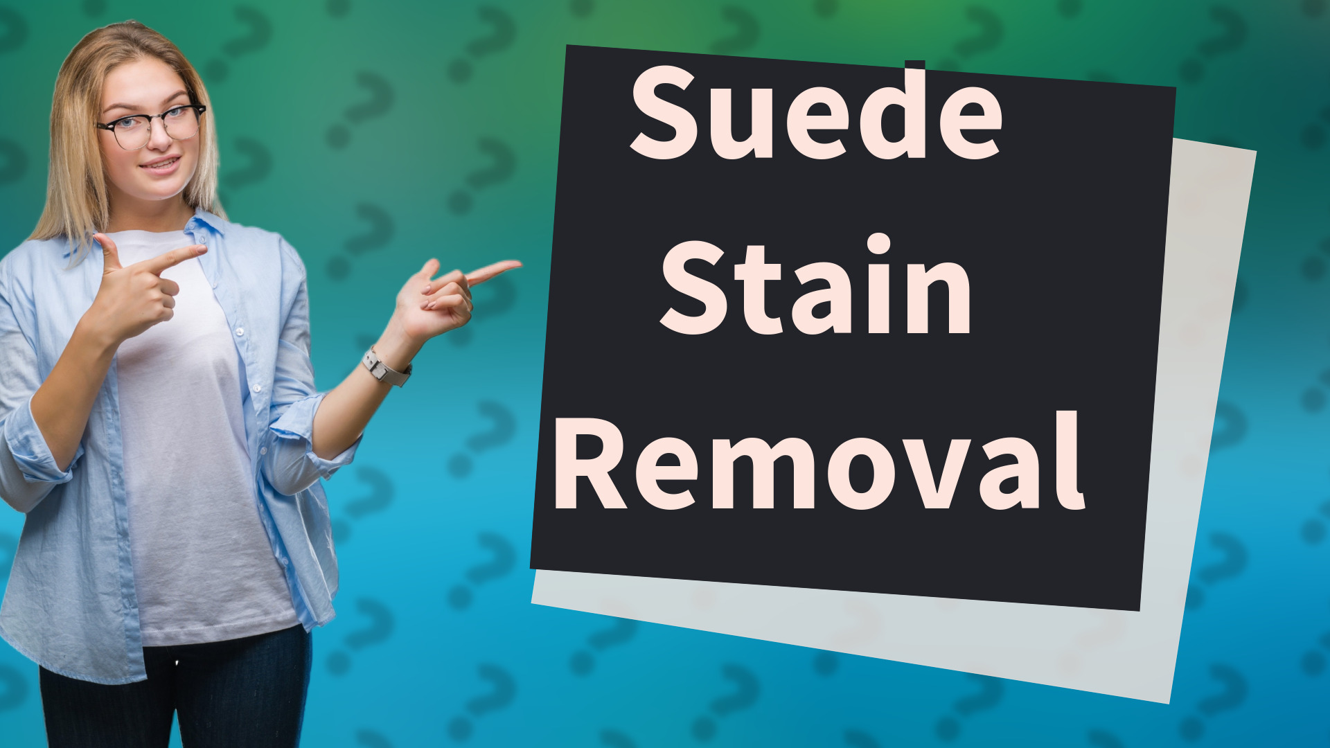Suede Stain Removal