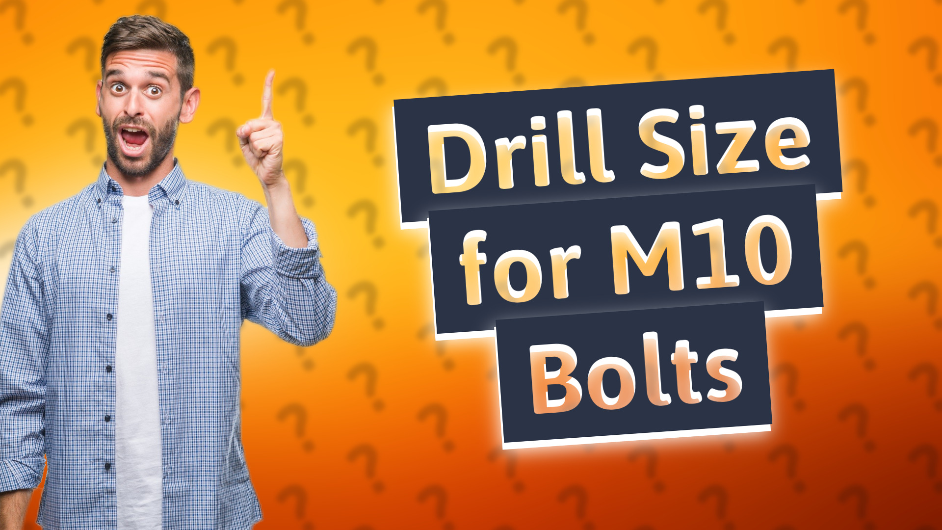 Drill Size for M10 Bolts
