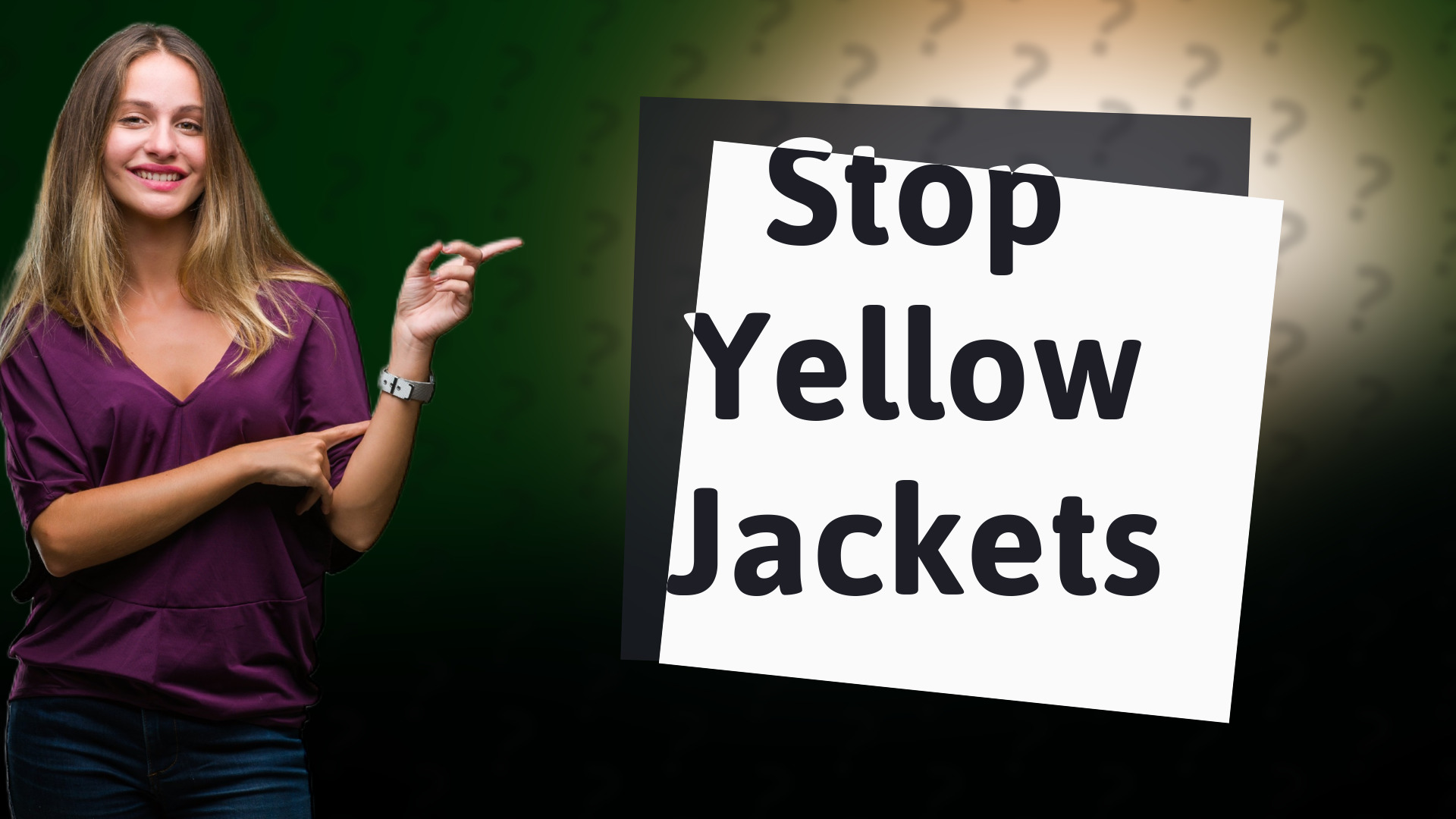 Stop Yellow Jackets