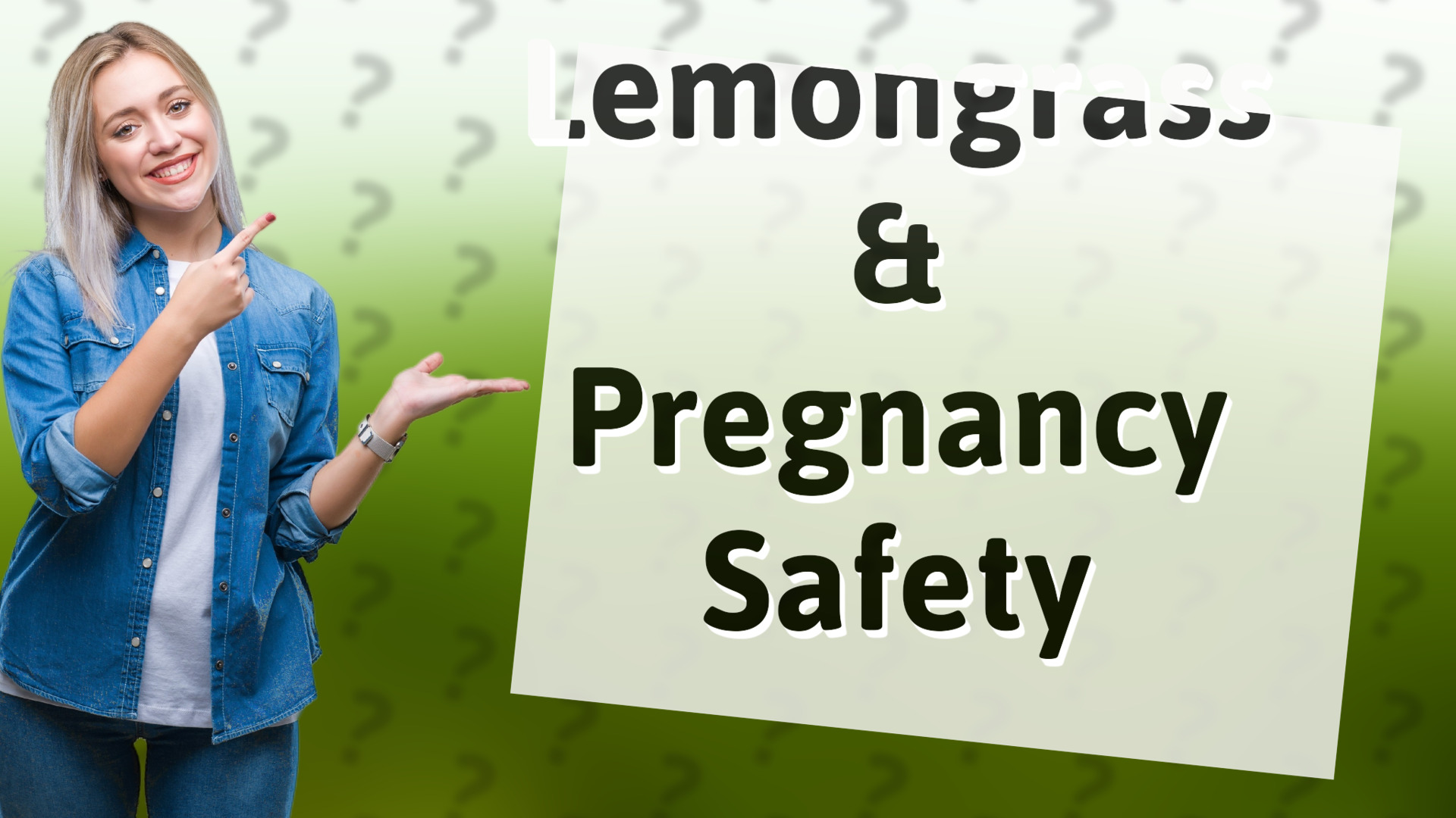 Lemongrass & Pregnancy Safety