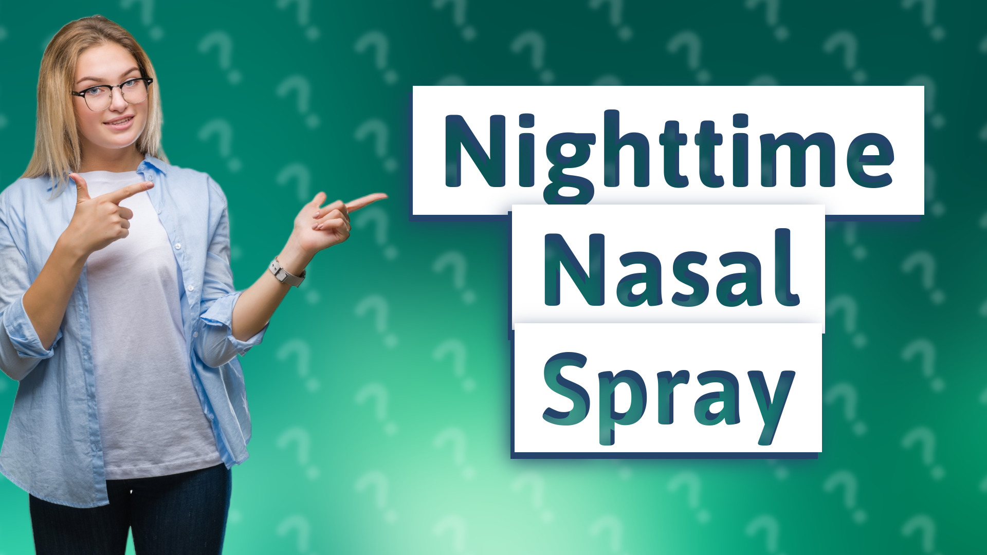 Nighttime Nasal Spray