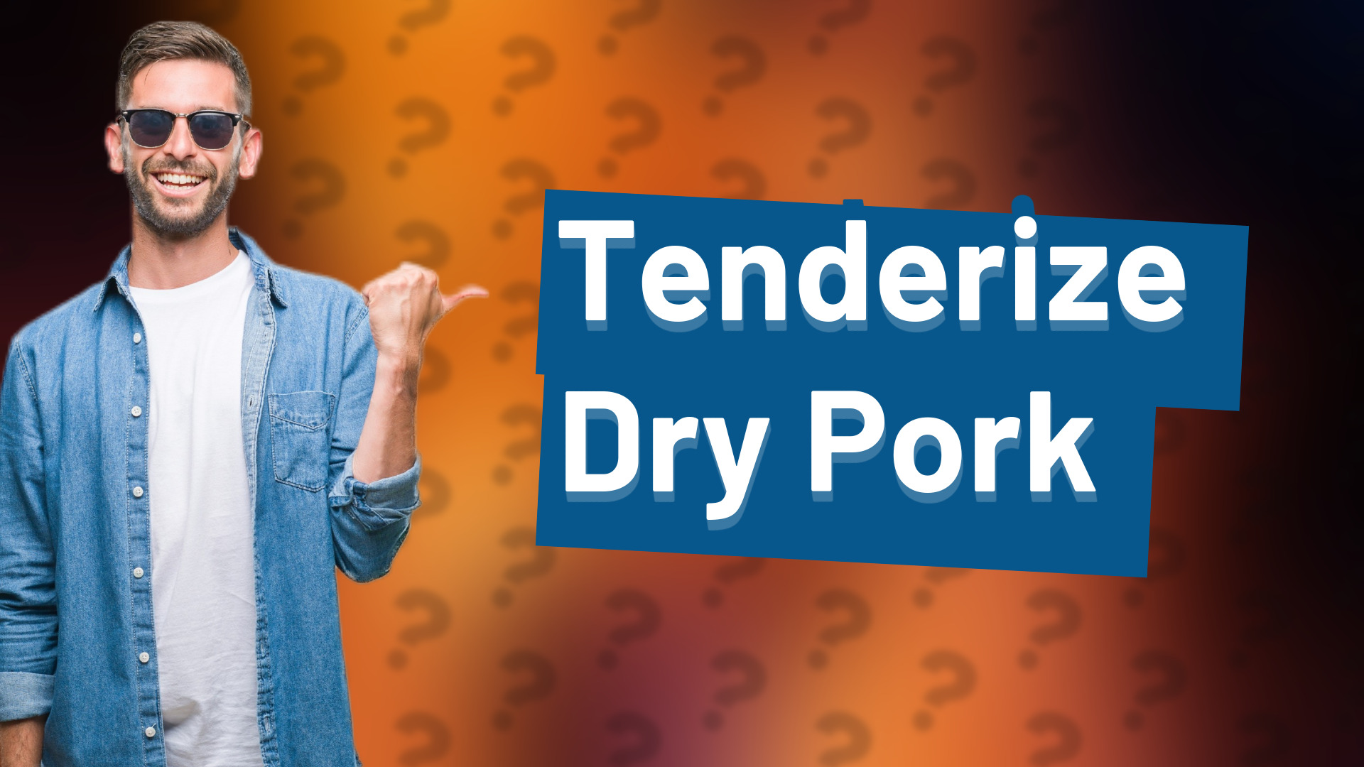 Tenderize Dry Pork