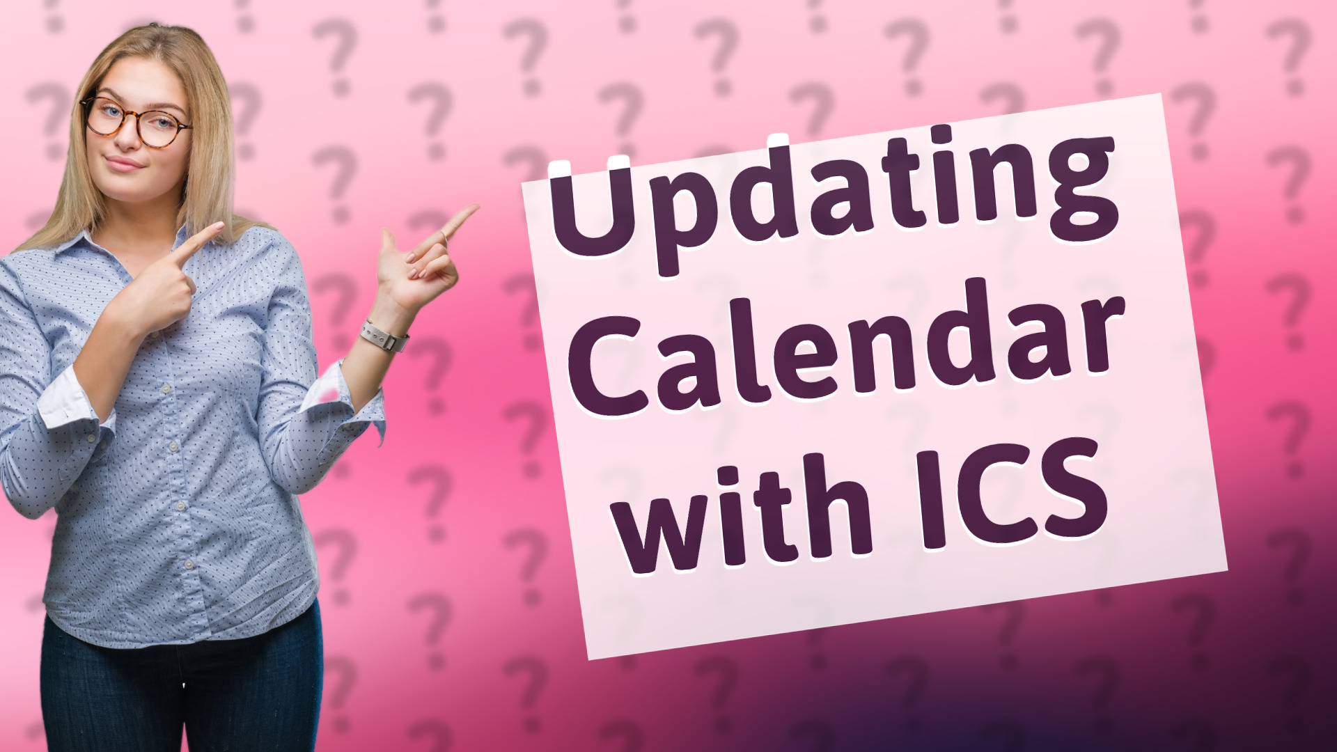 Updating Calendar with ICS