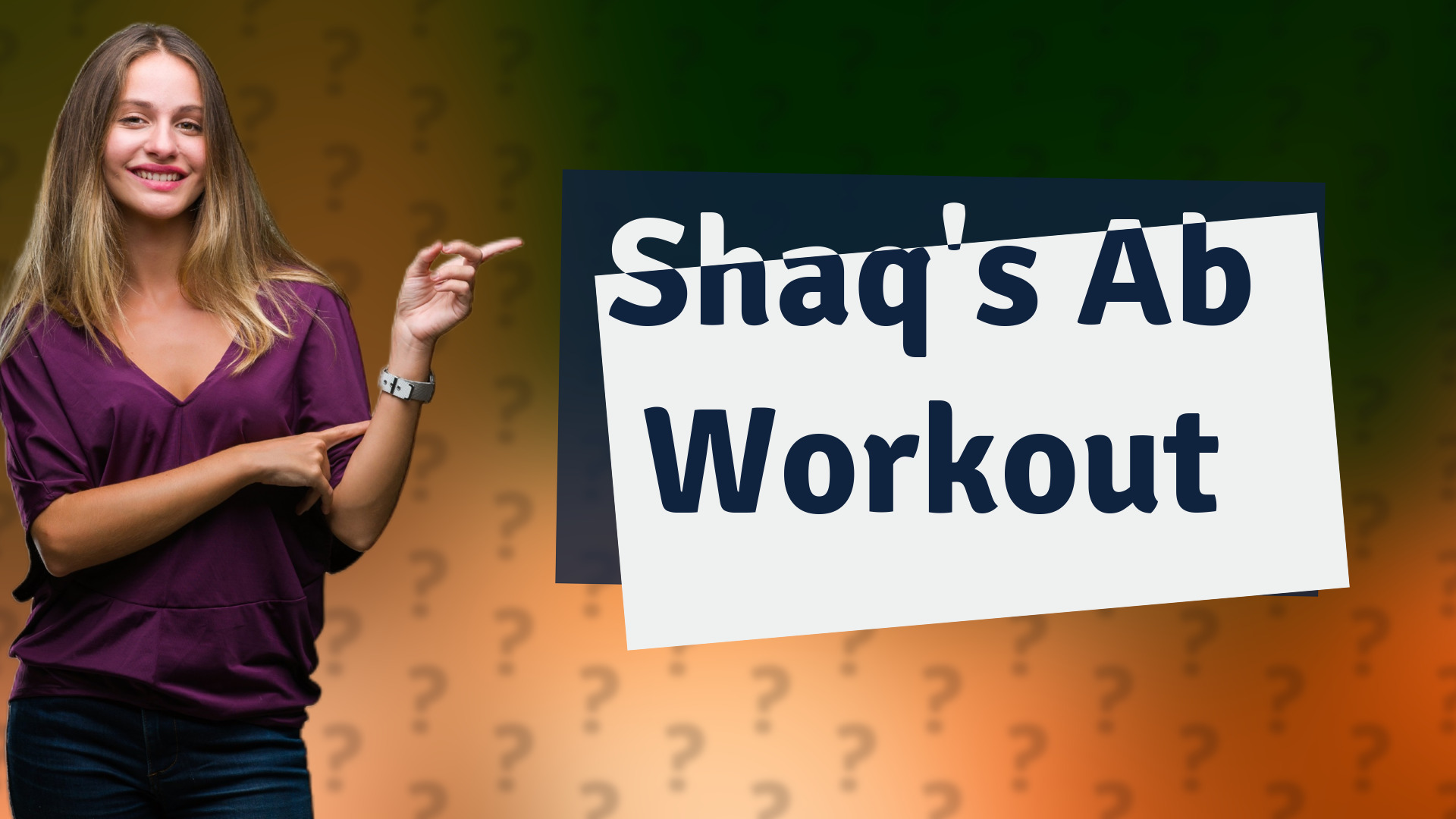 Shaq's Ab Workout