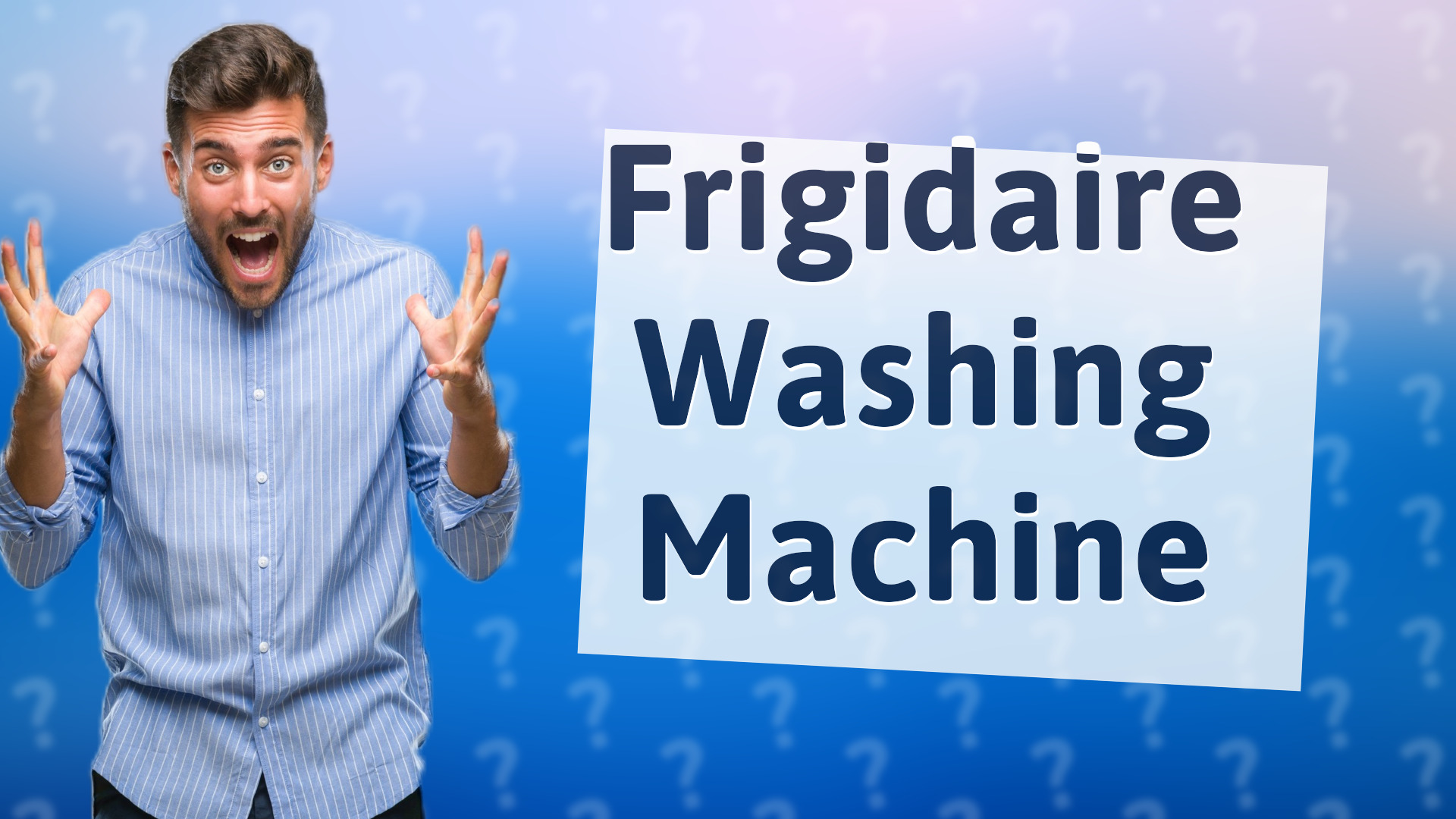 Frigidaire Washing Machine