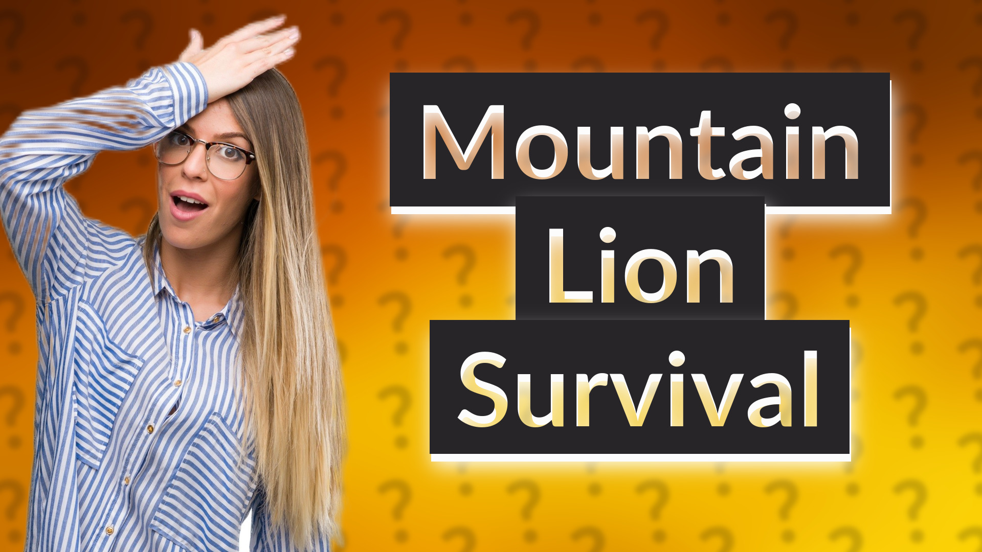 Mountain Lion Survival