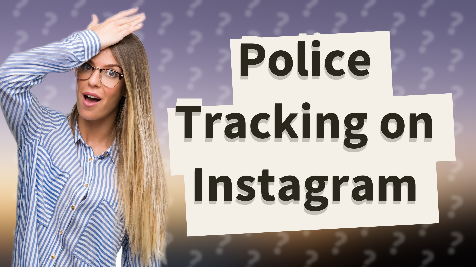 Police Tracking on Instagram