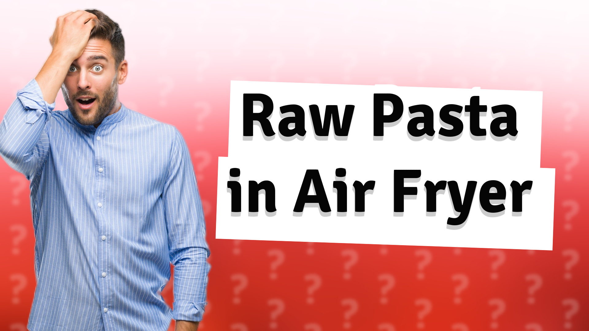 Raw Pasta in Air Fryer