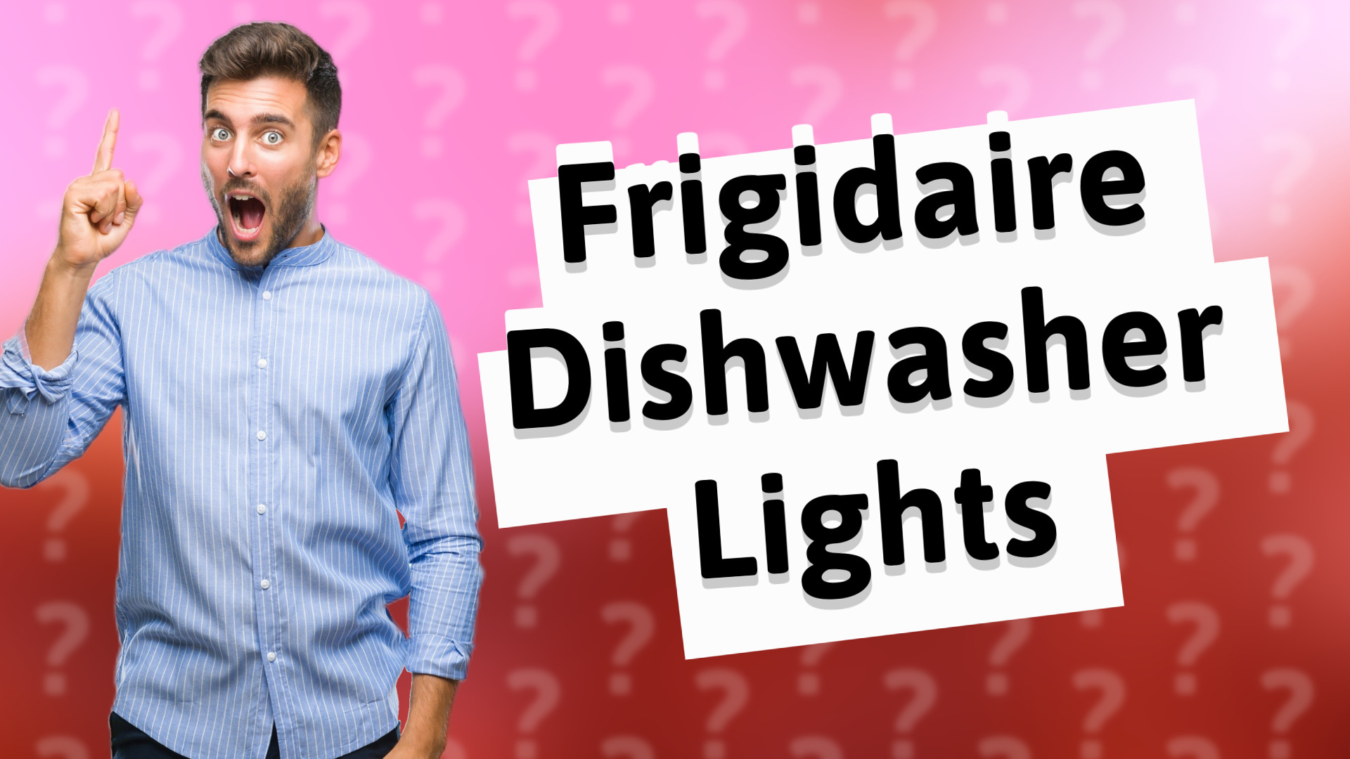 Frigidaire Dishwasher Lights