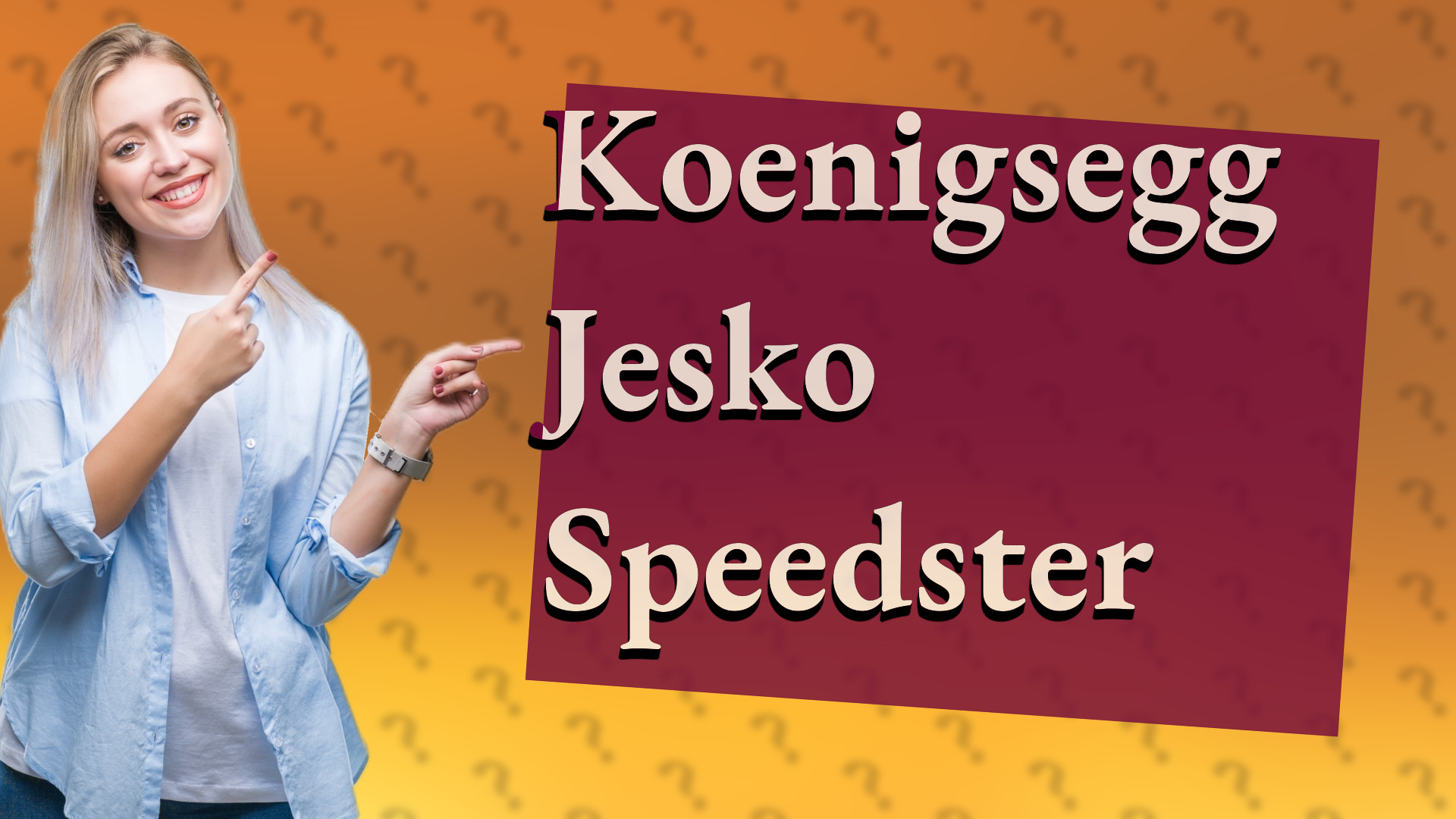 Koenigsegg Jesko Speedster