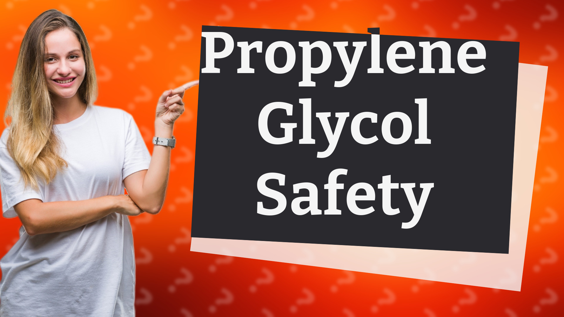 Propylene Glycol Safety