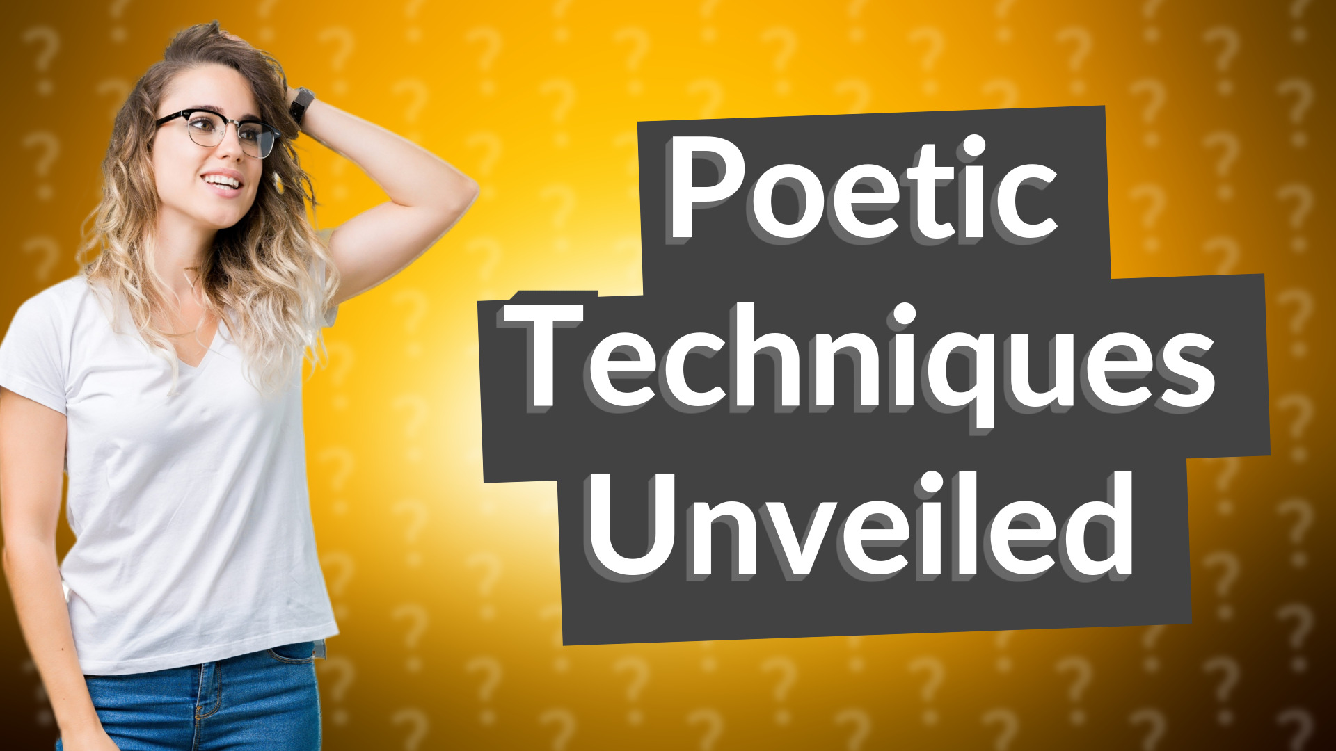 Poetic Techniques Unveiled