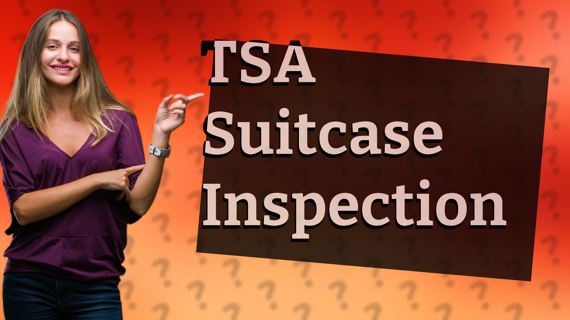 TSA Suitcase Inspection
