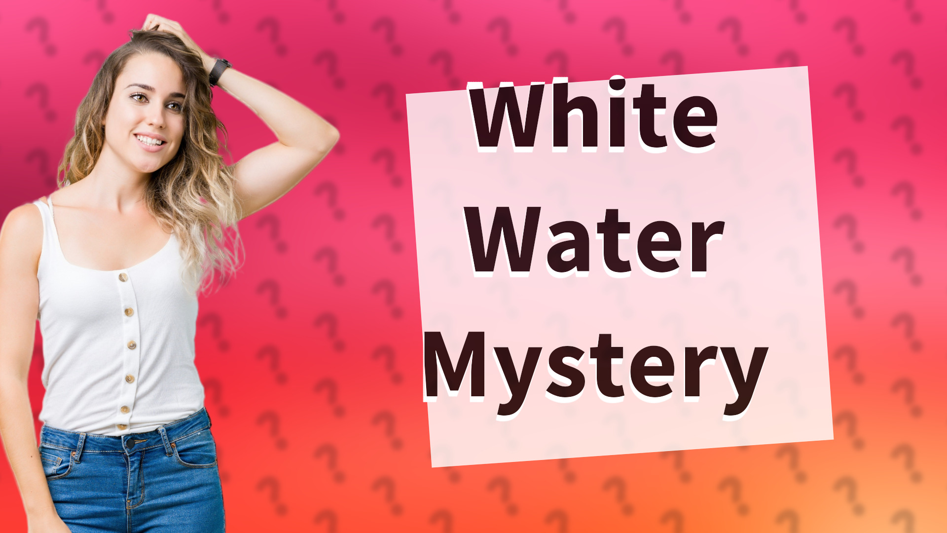White Water Mystery