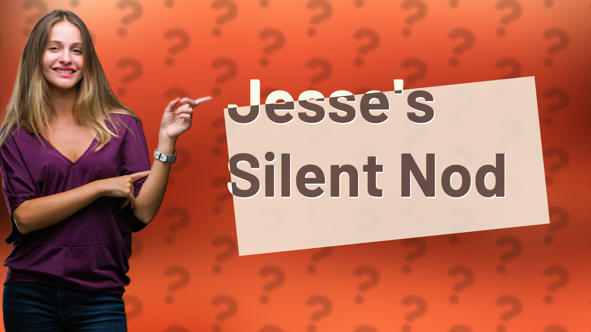Jesse's Silent Nod