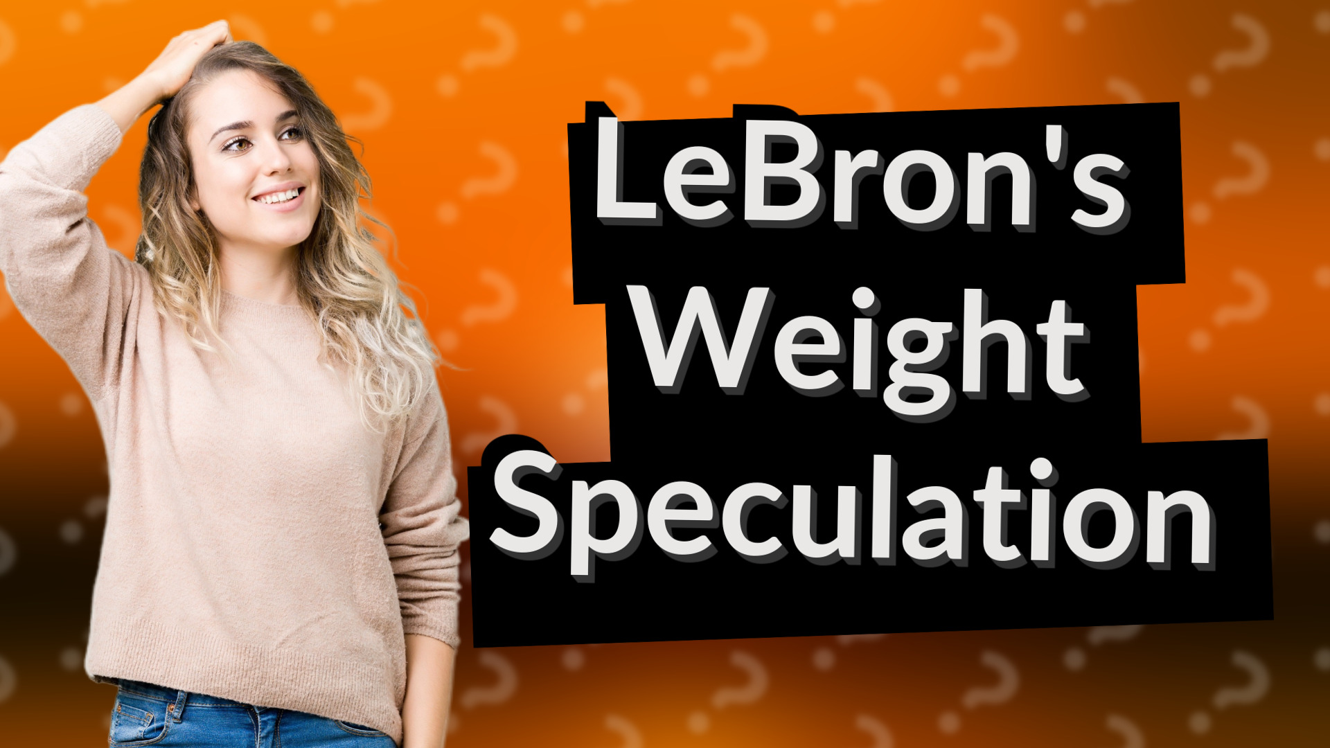 LeBron's Weight Speculation