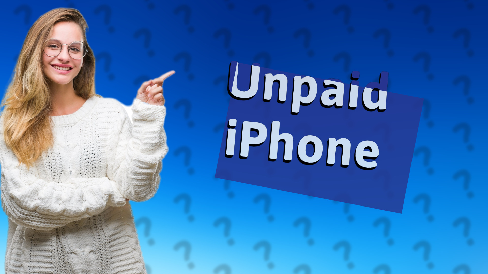 Unpaid iPhone