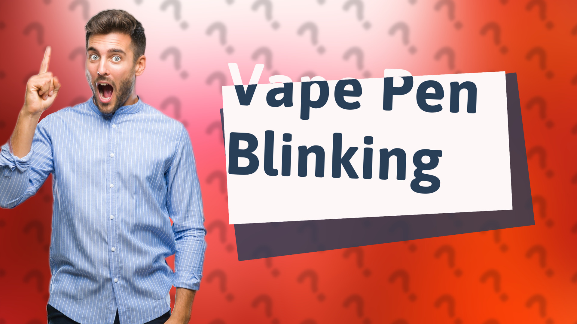 Vape Pen Blinking