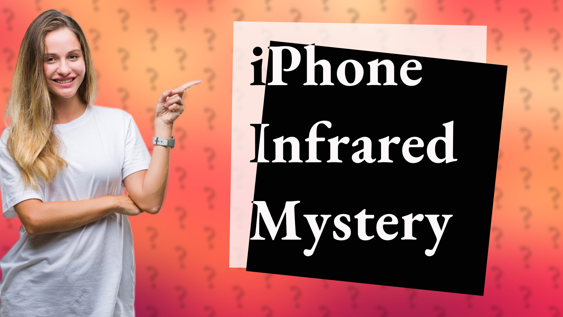 iPhone Infrared Mystery