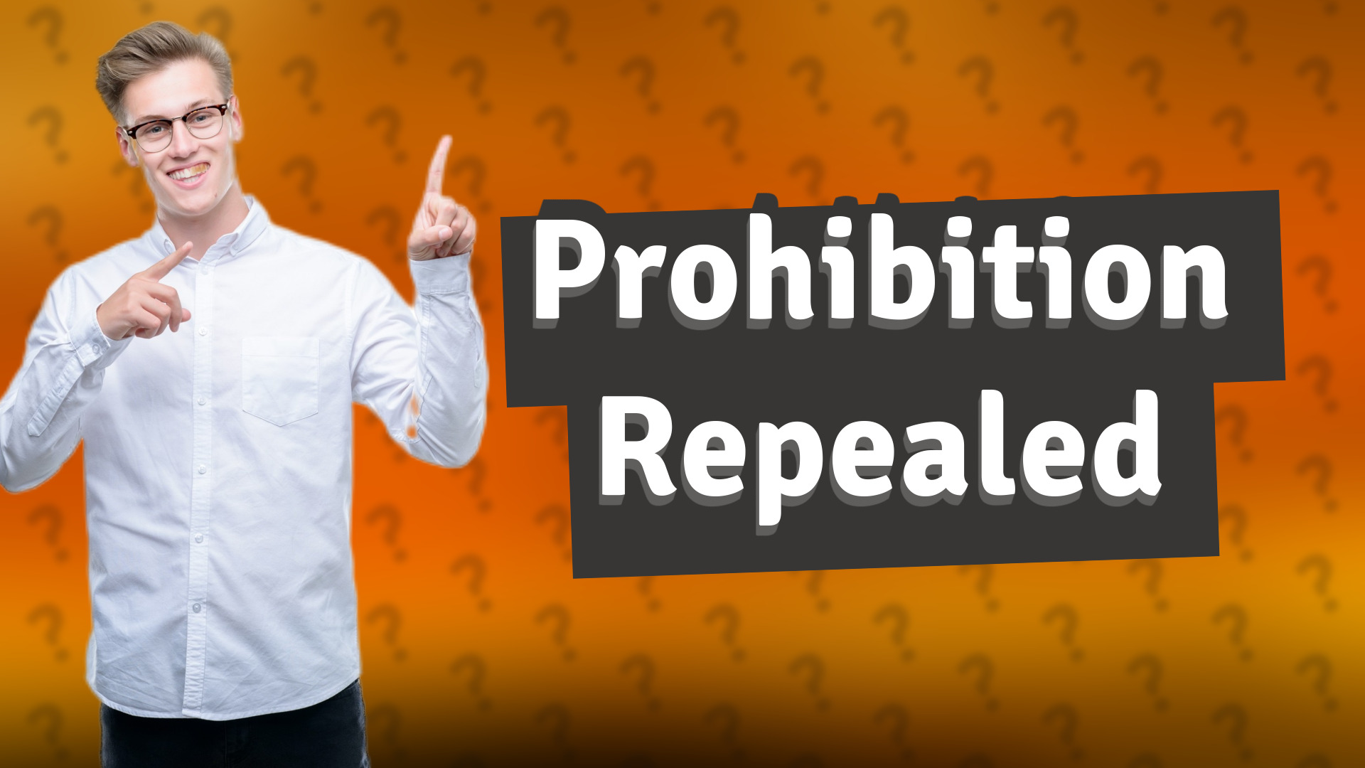 Prohibition Repealed