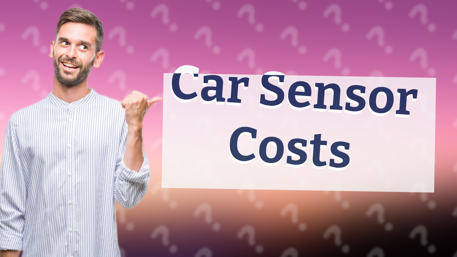 Car Sensor Costs