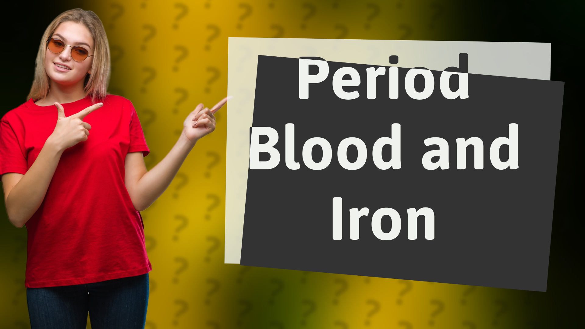 Period Blood and Iron