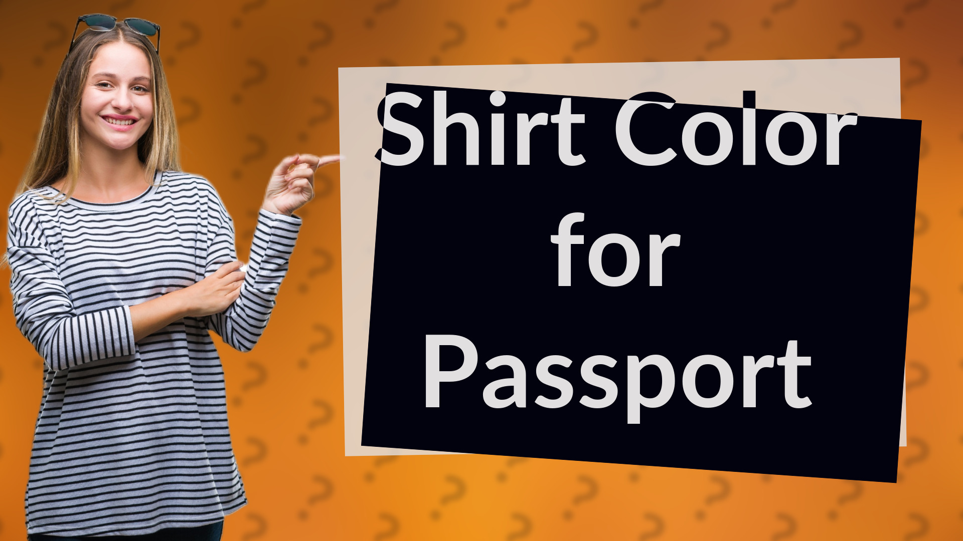Shirt Color for Passport