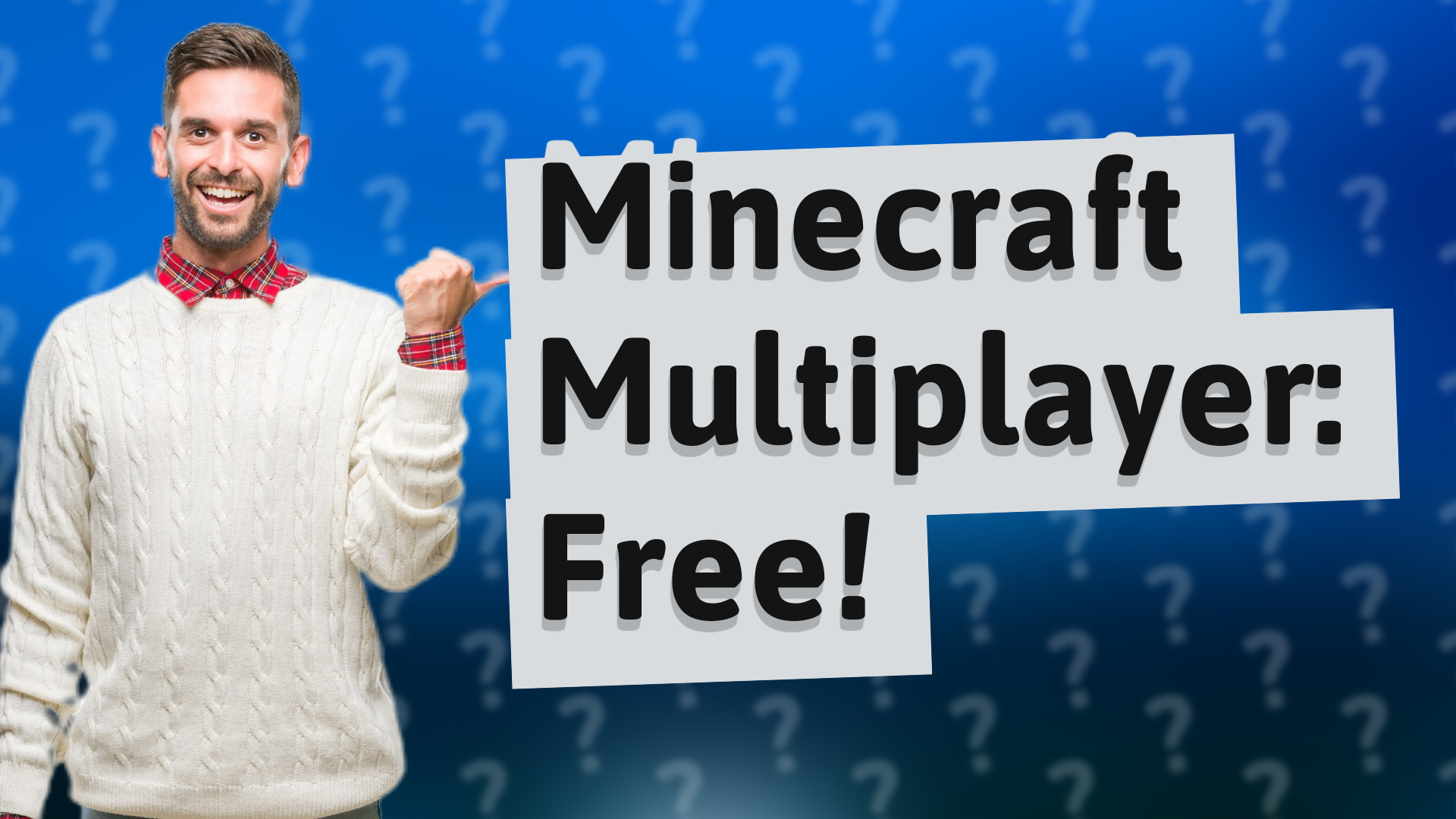 Minecraft Multiplayer: Free!