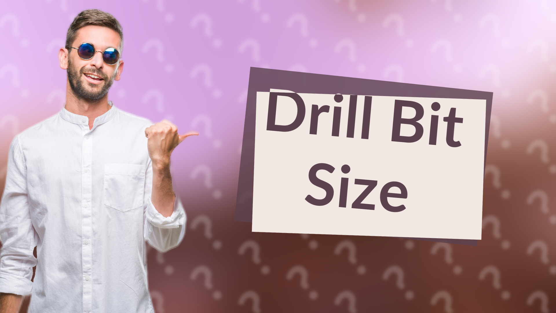 Drill Bit Size