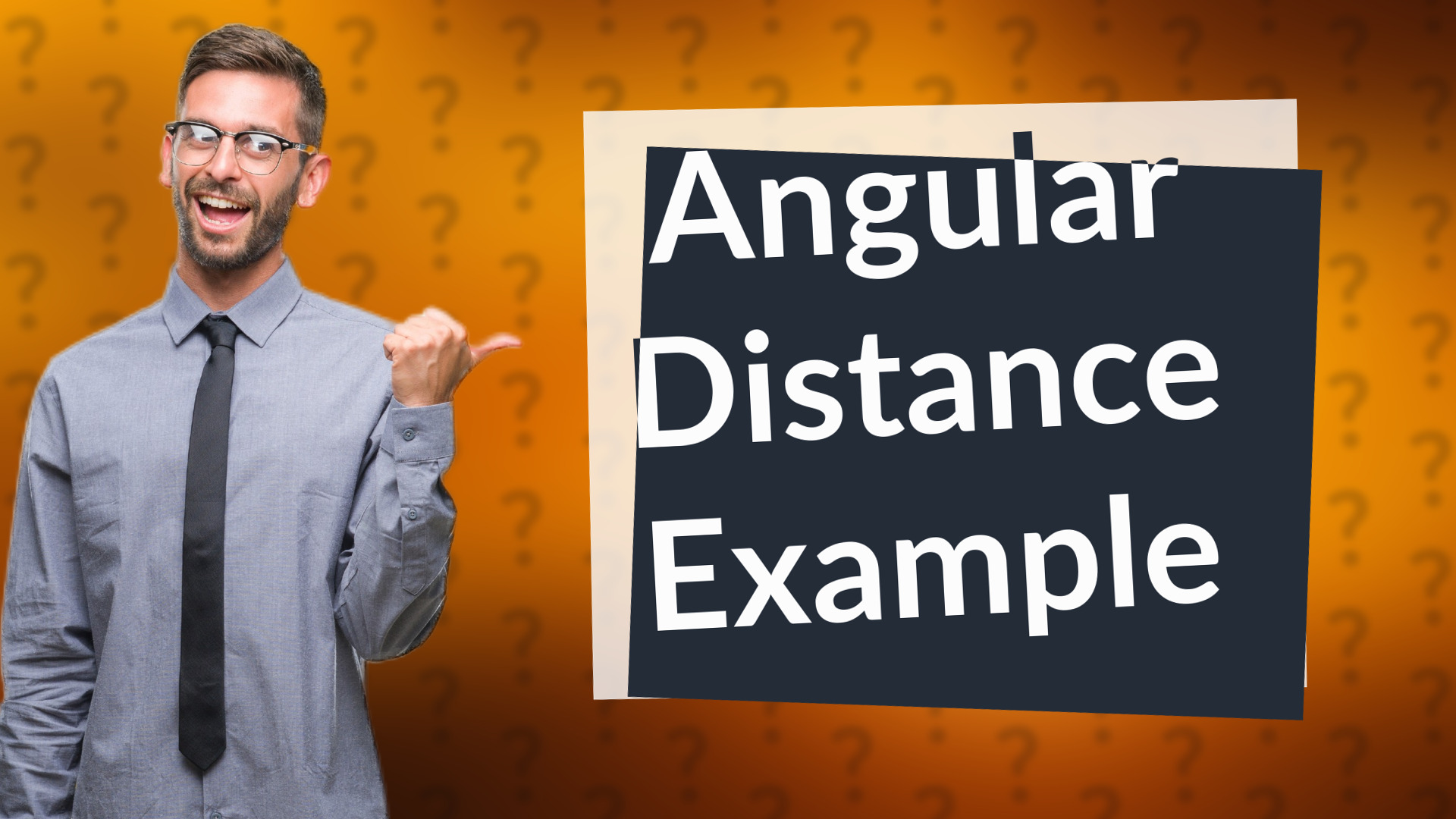 Angular Distance Example