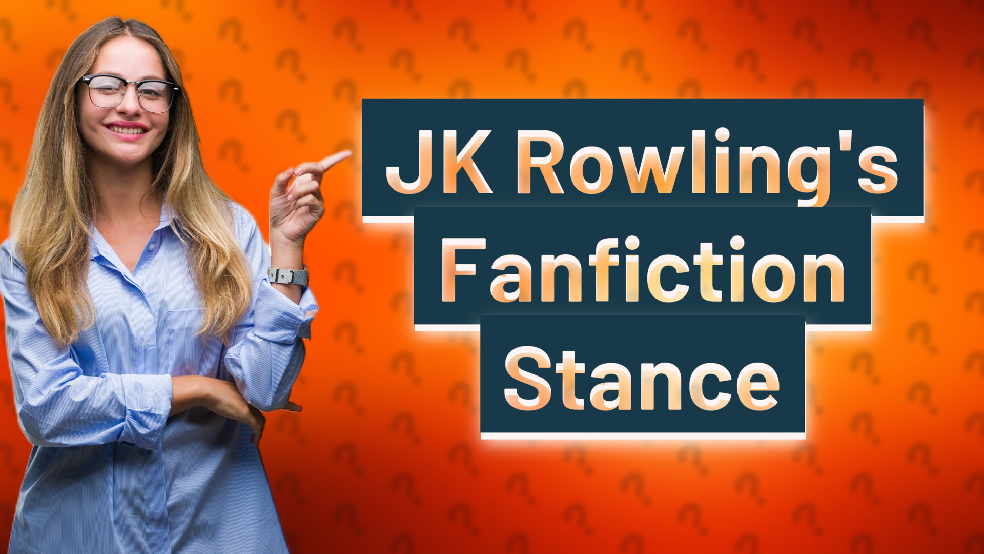 JK Rowling's Fanfiction Stance