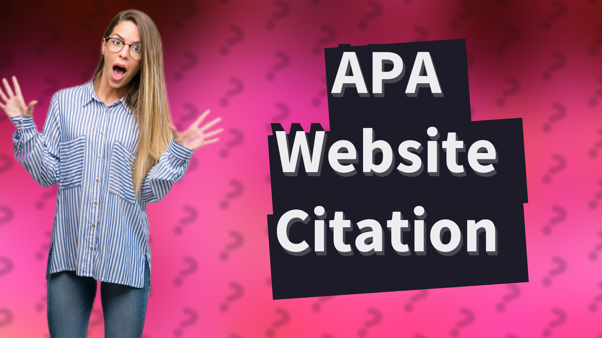 APA Website Citation
